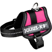 Julius-K9 Powergeschirr Baby 1-Mini 33-45 cm/18 mm fuchsia
