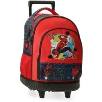 Joumma Bags 2w Spiderman Urban Trolley Bag Rouge