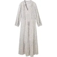 Tom Tailor Robe mastic / gris / blanc