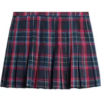 Superdry pour femme. W7210332A Minijupe à carreaux marine moyenne (M), Casuel, Polyester