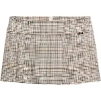 Superdry Jupe beige / noir / blanc
