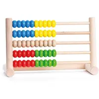 Bajo Jouet éducatif Holz Abacus avec 50 perles - 18 cm
