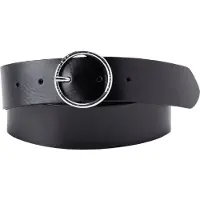 Levi's pour femme. 228952-103-159 Ceinture en cuir Athena noir (75cm), Casuel