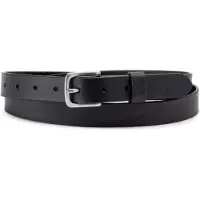 Levi's unisex. 235860-4-59 Ceinture en cuir New Narrow noir (90 cm), Casuel