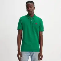 Levi's Slim Housemark Short Sleeve Polo Vert S Homme