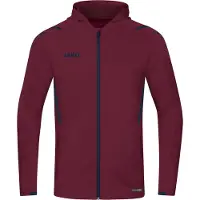 Jako Veste à capuche Challenge pour enfants, Couleur:maroon/marine, Taille:140