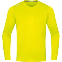 Jako Run 2.0 Maillot Longue Tenue Running Femme - Jaune fluo
