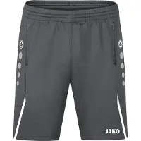 Jako Short d'entraînement pour enfants Challenge, Couleur:anthra light/blanc, Taille:128