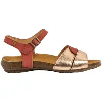 El naturalista Sandales pour Femme N5557 PLEASANT-METALIZADO FRAMBUESA / WAKATAUA Couleur Rose
