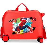 Spider-man unisex pour enfant. 2939821 Valise enfant 2 roues multidirectionnelle Spiderman Rouge urbain (OSFA), Casuel, ABS/Polycarbonate, Cabin