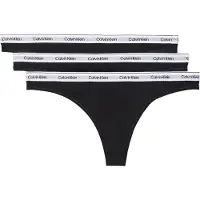 Calvin Klein Jeans Underwear String noir / blanc
