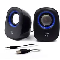 Ewent EW3501, 2 voies, 2.0 canaux, filaire, 5 W, 100 - 20 000 Hz, noir
