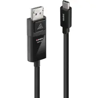 Lindy 43341 Câble adaptateur 1m USB Type C vers DP 4K60 avec HDR
