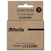 Actis Encre KB-123Bk (remplace Brother LC123BK/LC121BK ; Standard ; 10 ml ; noire)