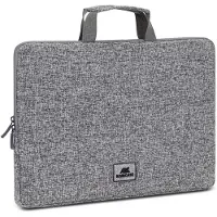 Rivacase Housse pour ordinateur portable - - 7915 - 15,6 pouces - Noir - Gris - Protection optimale