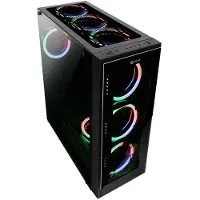 Talius Valkyria Rgb Crystal Pc Tower Case Noir