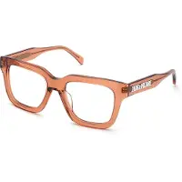 Zadig & Voltaire Lunettes de Vue - - VZV428 - Marron clair transparent - Acétate - 52/18/140