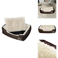 vidaXL Lit chaud pour chien avec coussin rembourré M - Lits pour chiens