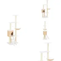 vidaXL Arbre à chat Sisal Herbes marines - Arbres à chats