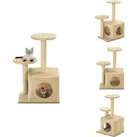 vidaXL Arbre à chat Sisal 60 cm Beige - Arbres à chats