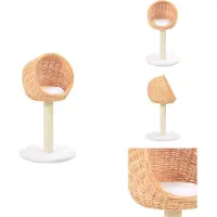 vidaXL Arbre à chat Sisal Saule naturel - Arbres à chats