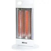 Termozeta TZR11 Chauffage d'ambiance électrique Intérieur Blanc 900 W Radiateur d'ambiance en graphite