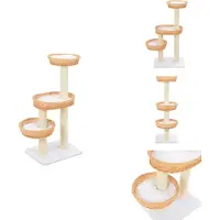 vidaXL Arbre à chat Sisal Saule naturel - Arbres à chats