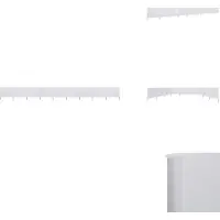 vidaXL Tissu brise-vent 9 pièces 1200 x 120 cm Blanc sable - Parasols et ombrelles
