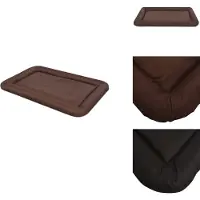 vidaXL Lit pour chien taille L Marron - Lits pour chiens