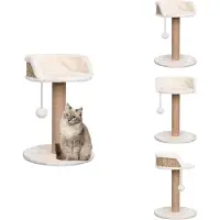 vidaXL Arbre à chat avec colonne griffoir 49 cm jonc de mer - Arbres à chats