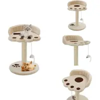 vidaXL Arbre à chat Sisal 40 cm Beige et Marron - Arbres à chat