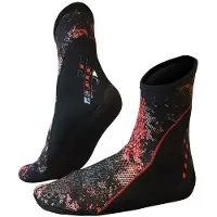 Epsealon Chaussures en néoprène Demoskin 3 mm, noir, pointures 43-44