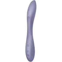 Satisfyer - Vibromasseur point G flexible rechargeable étanche - violet