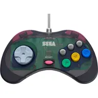 Retro-Bit SEGA Saturn Pad Grey, Manette, Gris