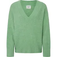 Pepe Jeans pour femme. PL702190 Pull vert Irma (XS), Casuel, Acrylique