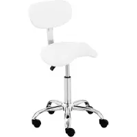 Physa Expondo Chaise-selle - 500 - 700 mm - 150 kg - Blanc