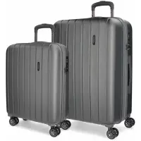 Joumma Bags MOVOM Wood Antracite, set de valises de voyage de luxe en ABS, 65cm/55cm, 5318962