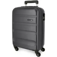 Roll Road unisex. 5848661 Flex Valise cabine extensible 55cm bleu anthracite (OSFA), Gris, ABS/Polycarbonate