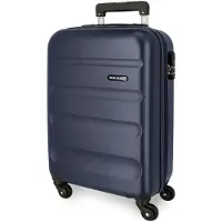 Joumma Bags ROLL ROAD Flex Bleu marine, valise de voyage en ABS, 55x38x20cm, 35L, 5848662 (petite exp.)