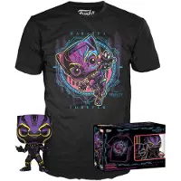 Funko POP! Black Panther Marvel And Tee Wakanda Forever Exclusive Figure Multicolore S Enfants