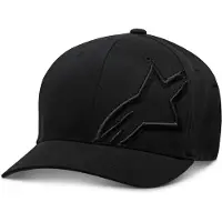 Alpinestars Casquette Corp Shift 2 Curved Bill Black Black, Taille: L/XL