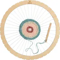 Micki Cadre à tisser Holz - jouet créatif d'environ 30 cm pour enfants
