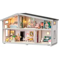 Lundby Animaux en peluche noisette / gris / rose / blanc
