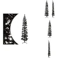 vidaXL Semi-sapin de Noël artificiel Support Élancé Noir 210 cm - Sapins de Noël