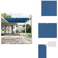 vidaXL Store vertical Bleu 140x1200 cm Tissu Oxford - Parasols & Ecrans solaires