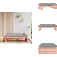 vidaXL Tabouret de jardin 120x80 cm bois massif Douglas - éléments de canapé de jardin