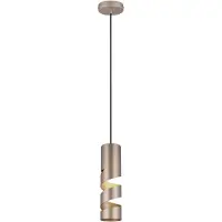 TRIO Suspension STREAM marron 1xGU10x10W en métal, dimensions : 150x12x12 cm, IP20,