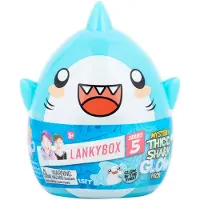 LANKYBOX Mystery Thicc Shark Glow Pack avec 5 jouets excitants à découvrir à l'intérieur