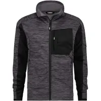 Dassy Veste polaire Convex gris anthracite/noir, taille XL (XL)