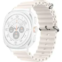 Cover-Discount Galaxy Watch Ultra (47mm) - Bracelet sport en silicone de remplacement (Silicone), Sangles de montre, Blanc